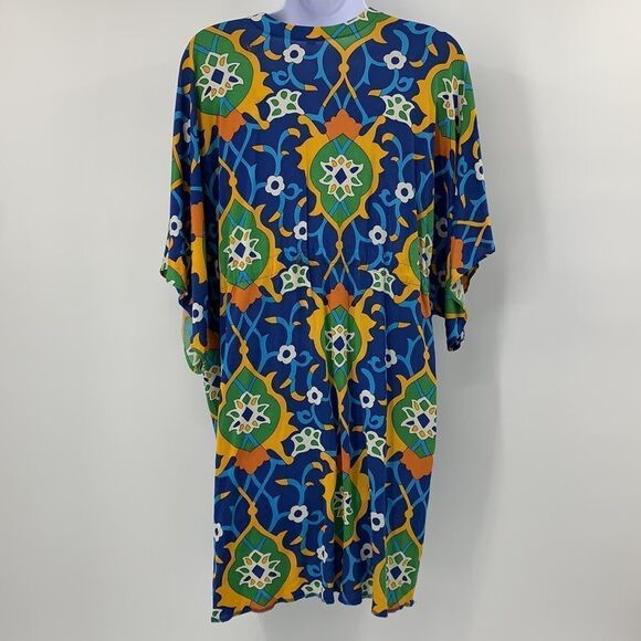 Nieves Lavi Kaftan Swim Cover Up Sz XS - Picture 4 of 5